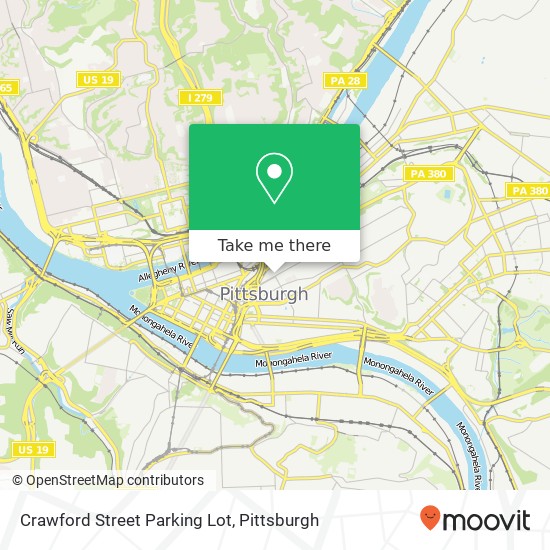 Mapa de Crawford Street Parking Lot