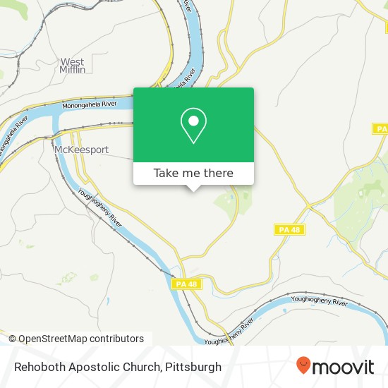Mapa de Rehoboth Apostolic Church