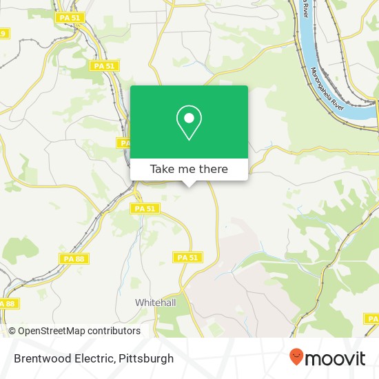 Mapa de Brentwood Electric