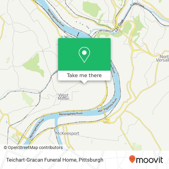 Teichart-Gracan Funeral Home map