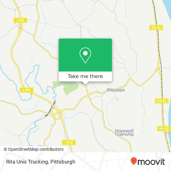 Rita Unis Trucking map