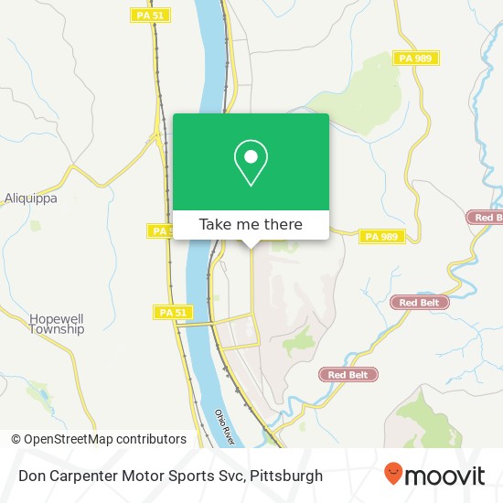 Mapa de Don Carpenter Motor Sports Svc