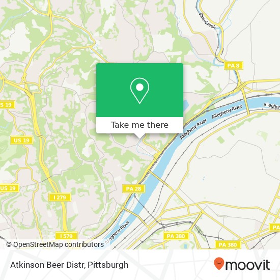 Mapa de Atkinson Beer Distr