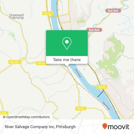 River Salvage Company Inc map