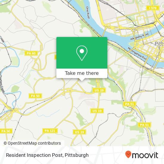 Resident Inspection Post map