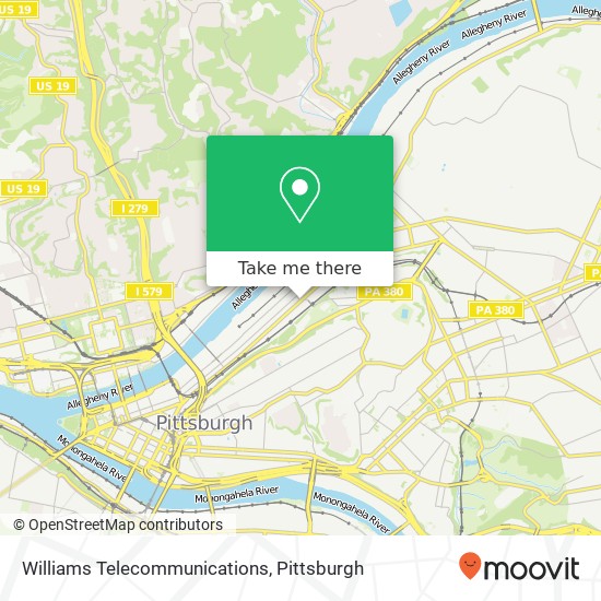 Williams Telecommunications map