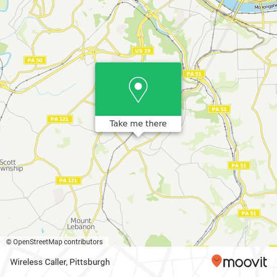 Mapa de Wireless Caller