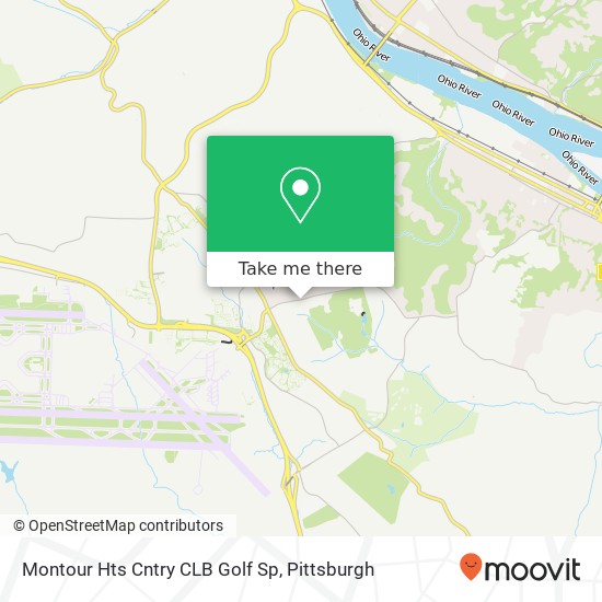 Montour Hts Cntry CLB Golf Sp map