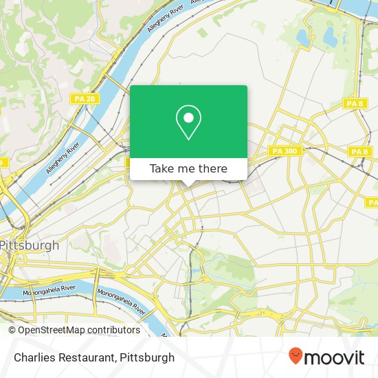 Charlies Restaurant map