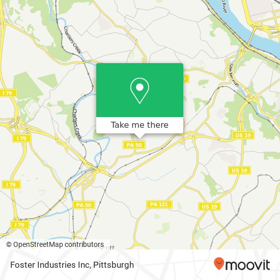 Foster Industries Inc map