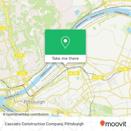 Casciato Construction Company map