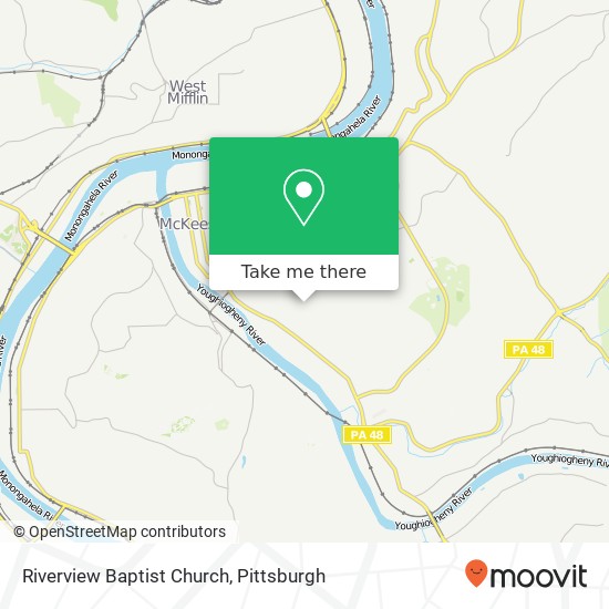 Mapa de Riverview Baptist Church