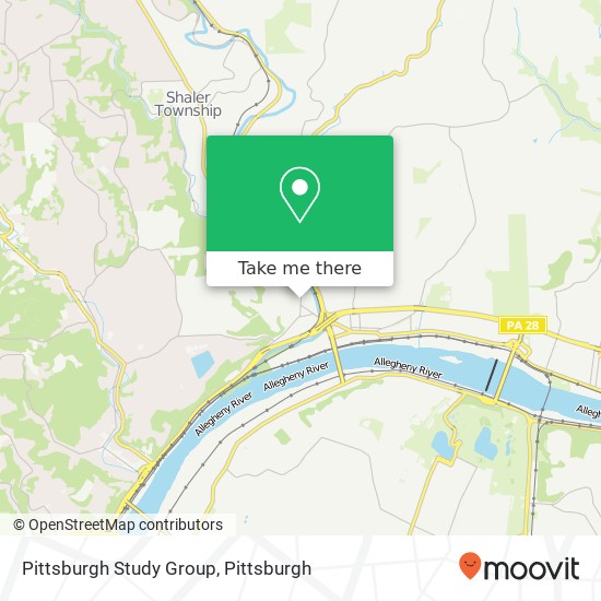 Pittsburgh Study Group map