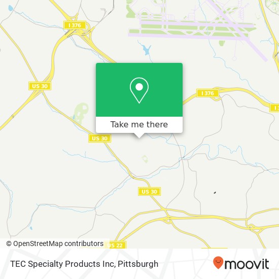 TEC Specialty Products Inc map