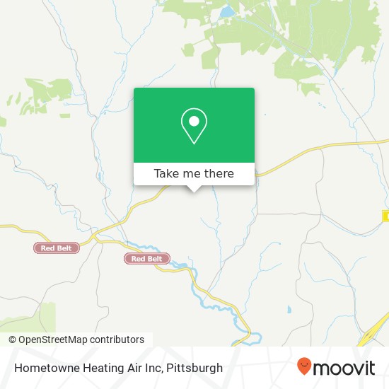 Hometowne Heating Air Inc map