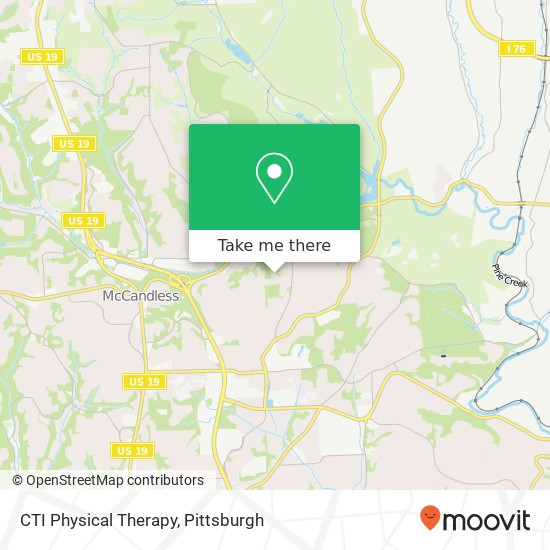 CTI Physical Therapy map