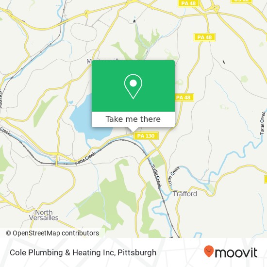 Cole Plumbing & Heating Inc map