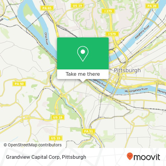 Grandview Capital Corp map