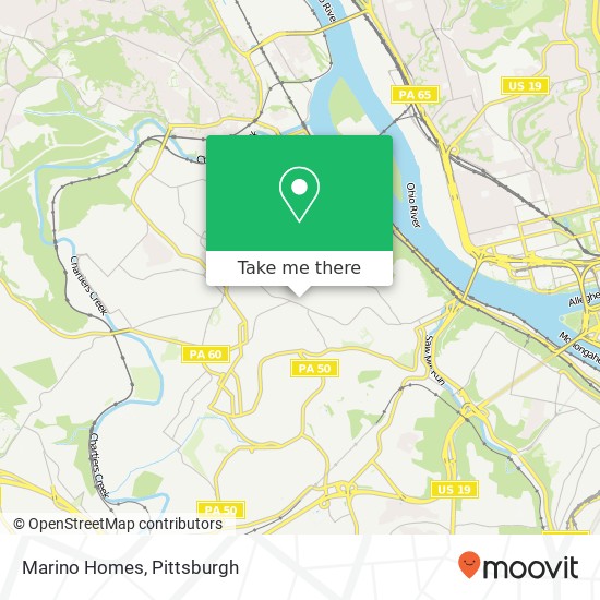 Marino Homes map