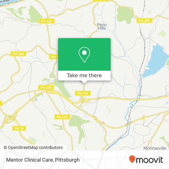 Mentor Clinical Care map