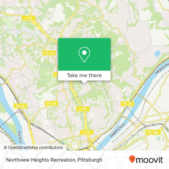 Northview Heights Recreation map