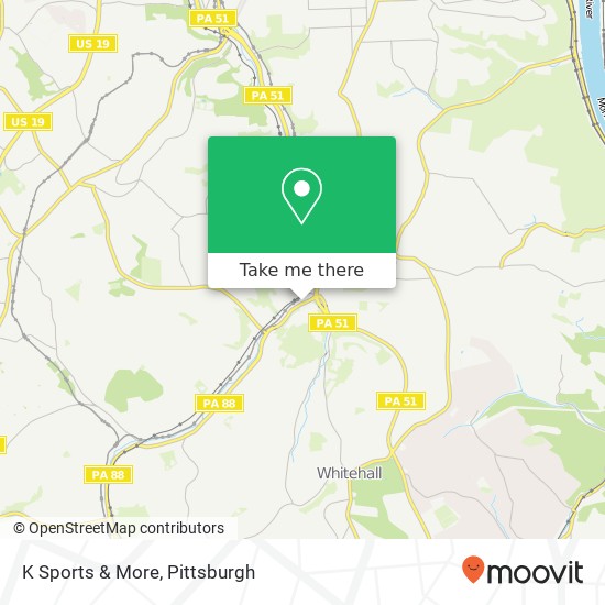 K Sports & More map