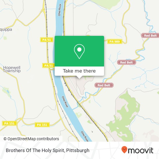 Brothers Of The Holy Spirit map