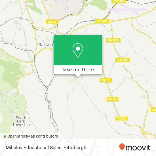 Mihalov Educational Sales map