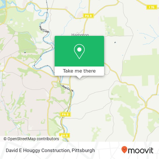 David E Houggy Construction map