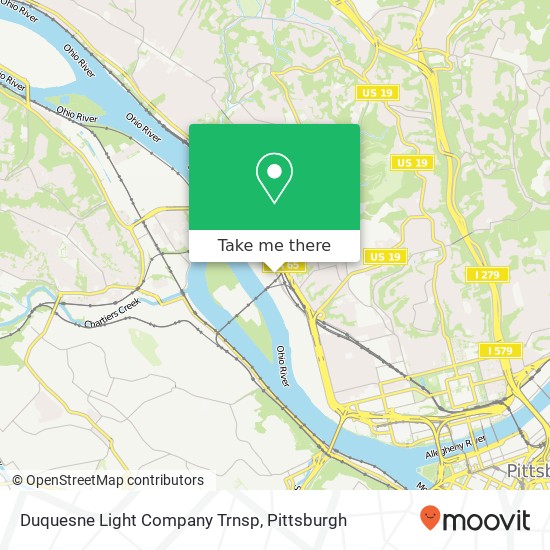 Mapa de Duquesne Light Company Trnsp