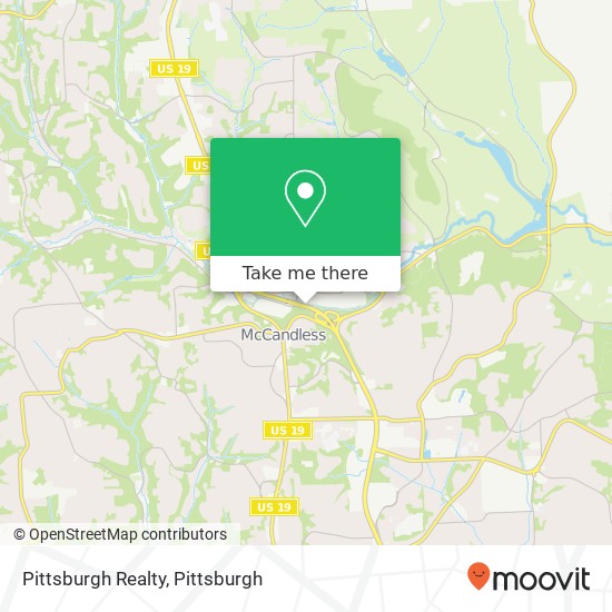 Pittsburgh Realty map