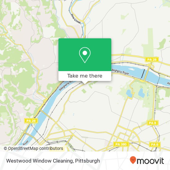 Westwood Window Cleaning map