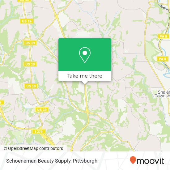 Schoeneman Beauty Supply map