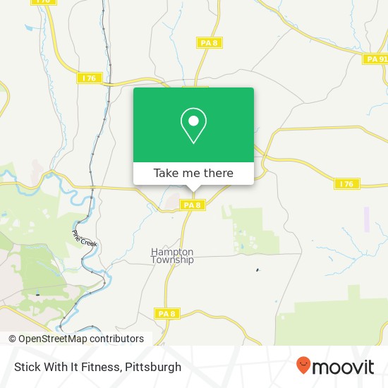 Stick With It Fitness map