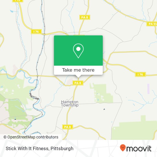 Mapa de Stick With It Fitness