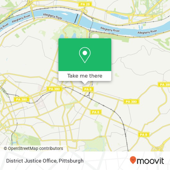 Mapa de District Justice Office