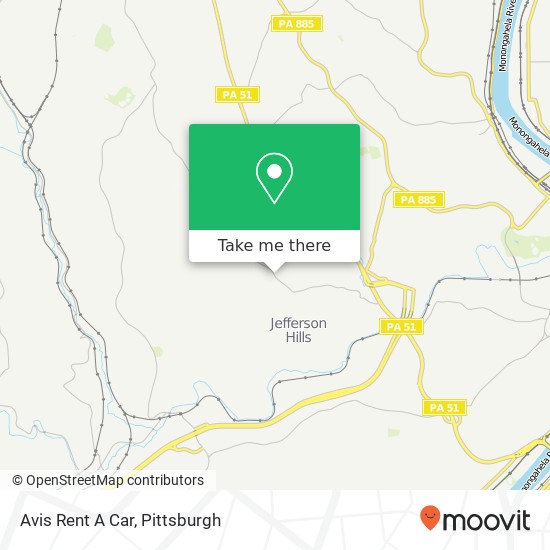 Mapa de Avis Rent A Car