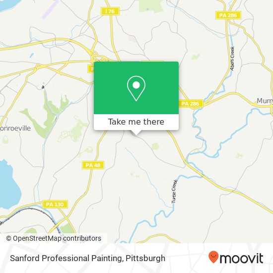 Sanford Professional Painting map