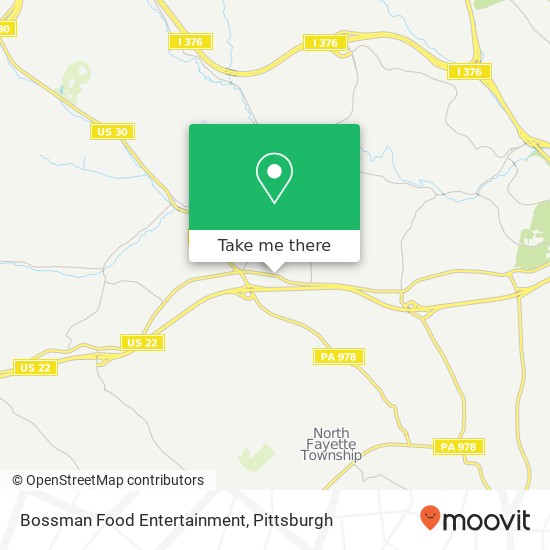 Bossman Food Entertainment map