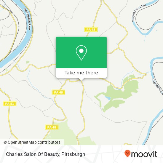 Charles Salon Of Beauty map