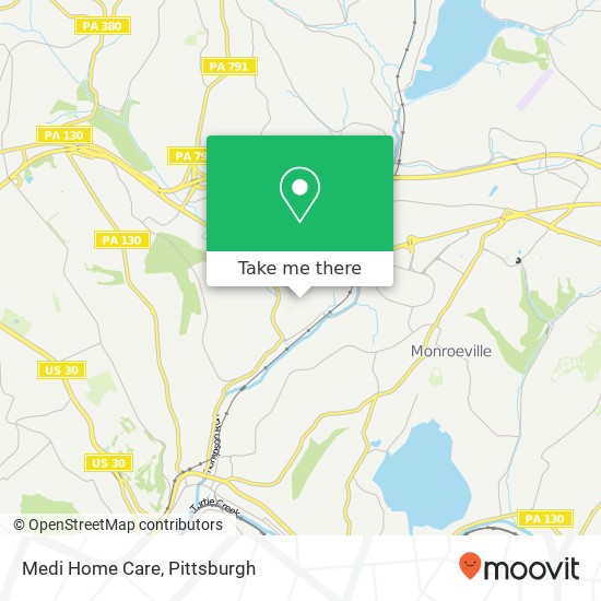 Medi Home Care map