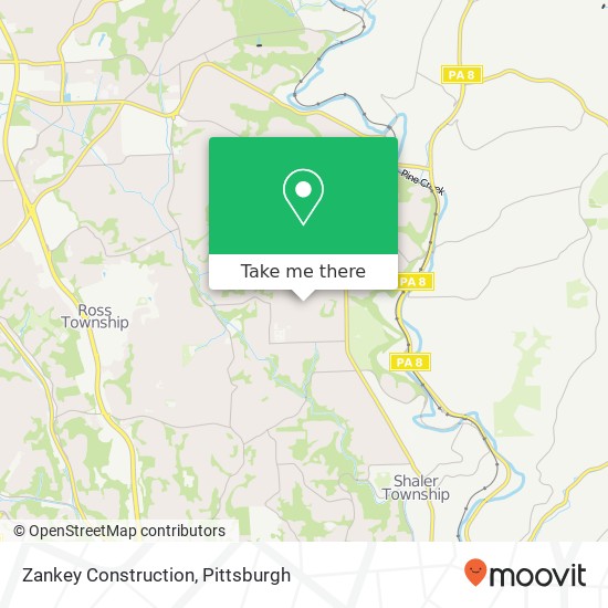 Zankey Construction map