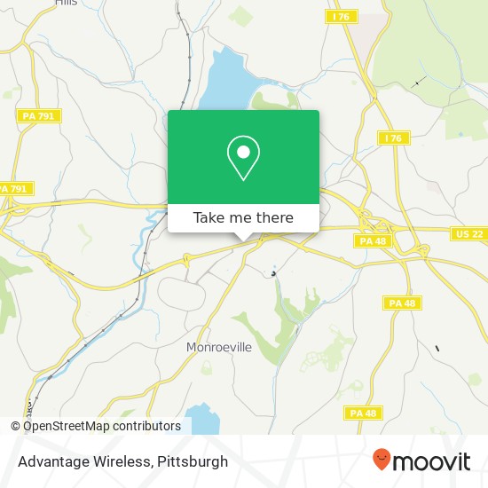 Advantage Wireless map