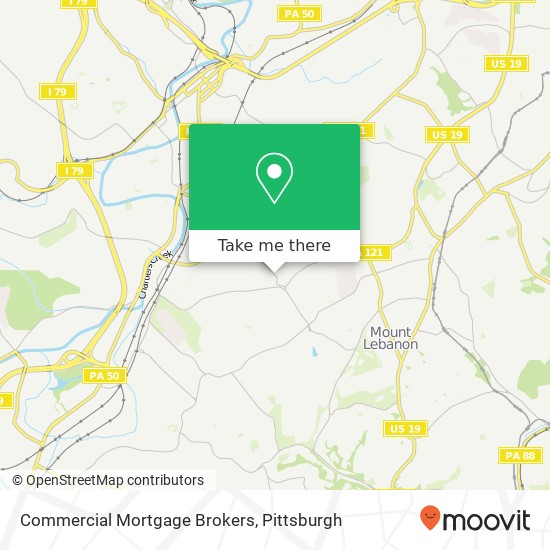 Commercial Mortgage Brokers map