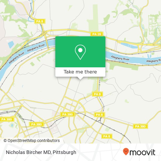Nicholas Bircher MD map