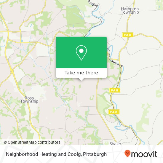 Neighborhood Heating and Coolg map