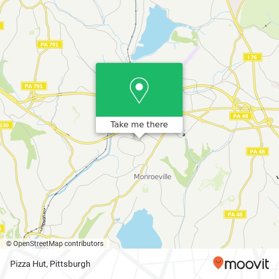 Pizza Hut map