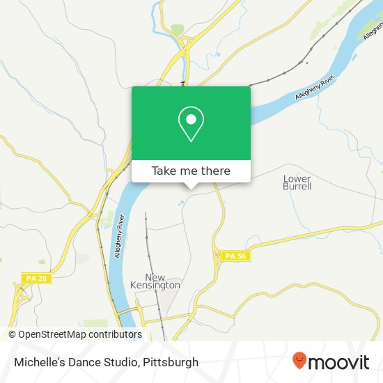 Michelle's Dance Studio map