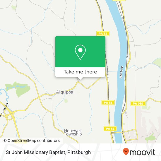 St John Missionary Baptist map