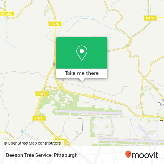 Mapa de Beeson Tree Service